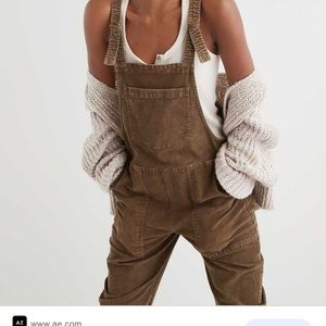 NWT Aerie Corduroy Overall